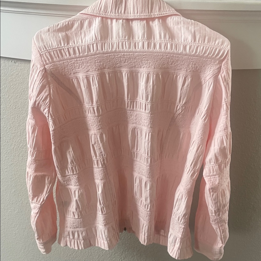 Christopher & Banks Light Pink Utility Jacket - Picture 7 of 12